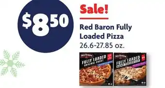 Family Dollar Red baron fully loaded pizza offer