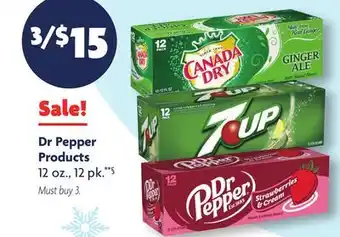 Family Dollar Dr pepper products offer