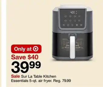 Target La table kitchen essentials 5-qt. air fryer offer