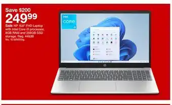 Target Hp 15.6 fhd laptop offer