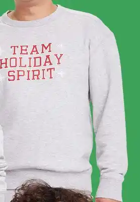 Target Wondershop adults' mix-and-match family sweatshirt offer
