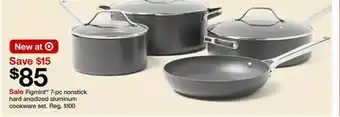 Target Figmint 7-pc. nonstick ceramic coated aluminum cookware set offer