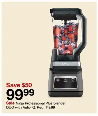 Target Ninja professional plus blender duo with auto-iq offer