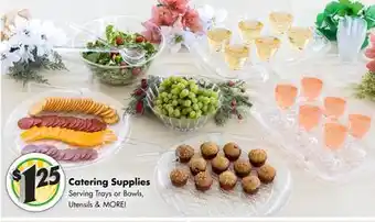 Dollar Tree Catering supplies offer