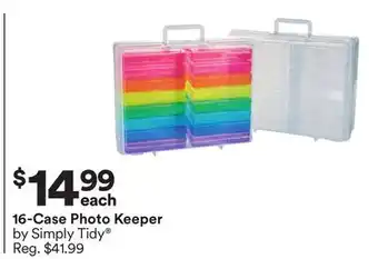Michaels 16-case photo keeper by simply tidy offer