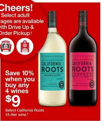 Target Select california roots 1.5 - liter wine offer