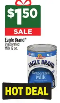 Dollar General Eagle brand evaporated milk offer