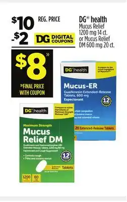 Dollar General Dg health offer