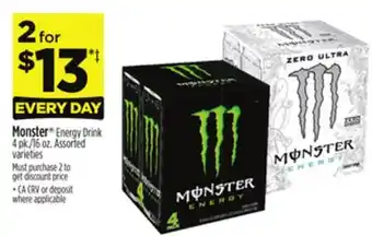 Dollar General Monster energy drink offer