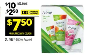 Dollar General St. ives gift sets offer