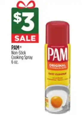 Dollar General Pam non-stick cooking spray offer