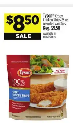 Dollar General Tyson crispy chicken strips offer