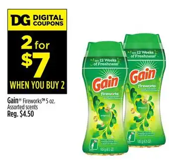 Dollar General Gain fireworks offer