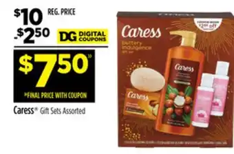 Dollar General Caress gift setsassorted offer
