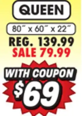 Big 5 Sealy 22 tritech airbed queen with built-in ac pump offer