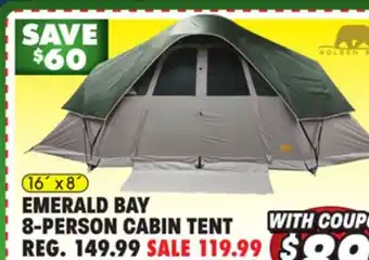 Big 5 Golden bear emerald bay 8-person cabin tent offer