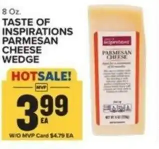 Food Lion TASTE OF INSPIRATIONS PARMESAN CHEESE WEDGE offer
