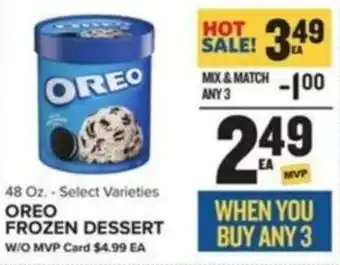 Food Lion OREO FROZEN DESSERT offer
