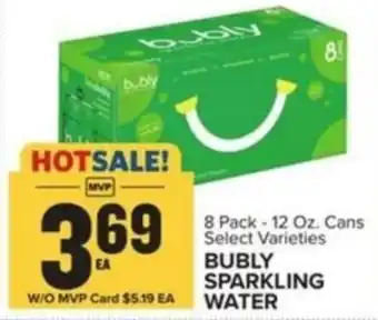 Food Lion BUBLY SPARKLING WATER offer