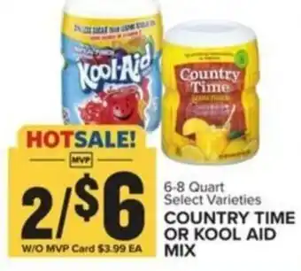 Food Lion COUNTRY TIME OR KOOL AID MIX offer