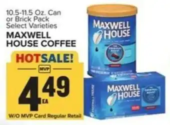 Food Lion MAXWELL HOUSE COFFEE offer