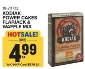 Food Lion KODIAK POWER CAKES FLAPJACK & WAFFLE MIX offer