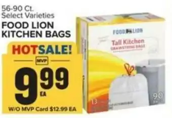 Food Lion FOOD LION KITCHEN BAGS offer