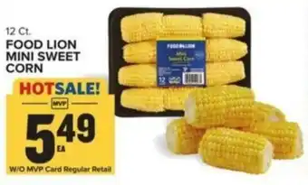 Food Lion FOOD LION MINI SWEET CORN offer