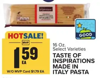 Food Lion TASTE OF INSPIRATIONS MADE IN ITALY PASTA offer