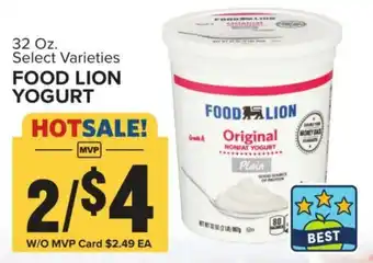 Food Lion FOOD LION YOGURT offer