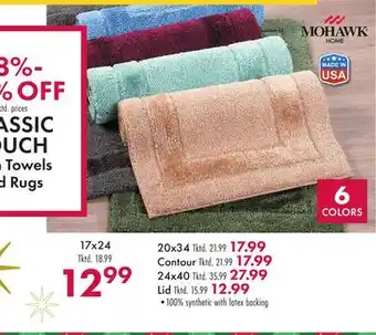 Boscov's Classic touch rugs offer