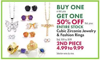 Boscov's Cubic zirconia jewelry fashion rings offer