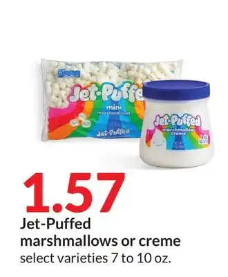 Hy-Vee Jet-puffed marshmallows or creme offer