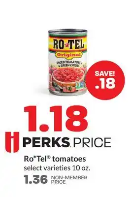 Hy-Vee Ro tel tomatoes offer