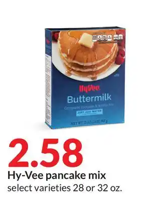 Hy-Vee Hy-vee pancake mix offer
