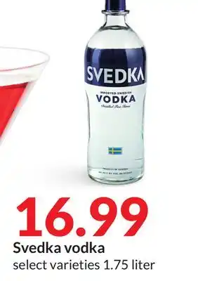 Hy-Vee Svedka vodka offer