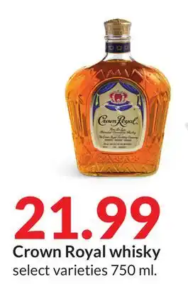 Hy-Vee Crown royal whisky offer