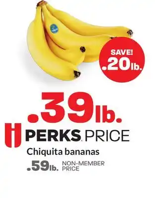 Hy-Vee Chiquita bananas offer