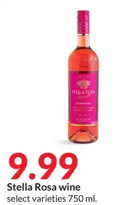 Hy-Vee Stella rosa wine offer