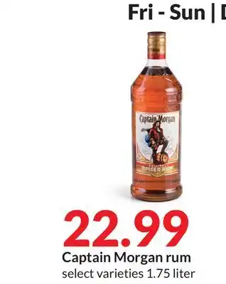 Hy-Vee Captain morgan rum offer