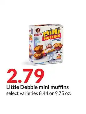 Hy-Vee Little debbie mini muffins offer