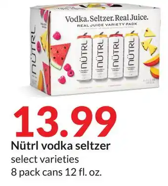 Hy-Vee Nütrl vodka seltzer offer