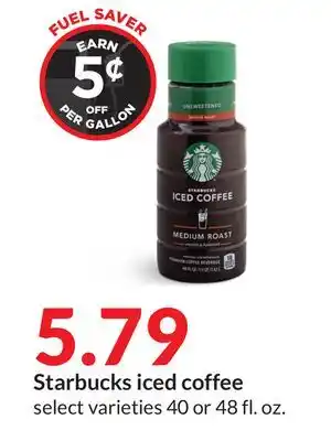 Hy-Vee Starbucks iced coffee offer
