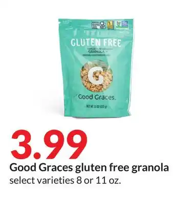 Hy-Vee Good graces gluten free granola offer