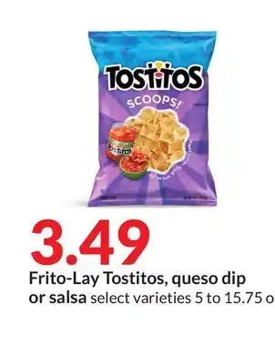 Hy-Vee Frito-lay tostitos, queso dip or salsa offer