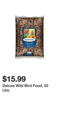 Big Lots Deluxe wild bird food, 20 lbs offer