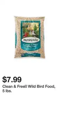 Big Lots Clean & free wild bird food, 5 lbs offer