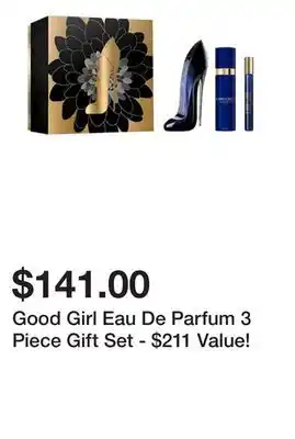 Belk Good girl eau de parfum 3 piece gift set - $211 value! offer