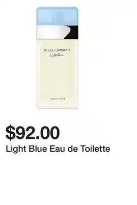 Belk Light blue eau de toilette offer