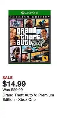 Game Stop Grand theft auto v: premium edition - xbox one offer